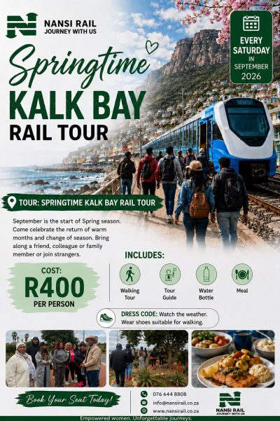 SPRINGTIME KALK BAY RAIL TOUR